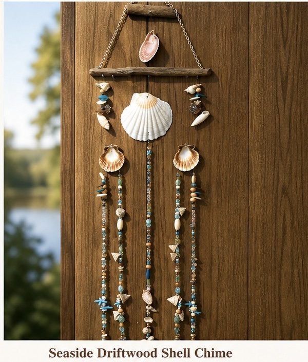 Seaside Driftwood Shell Catcher